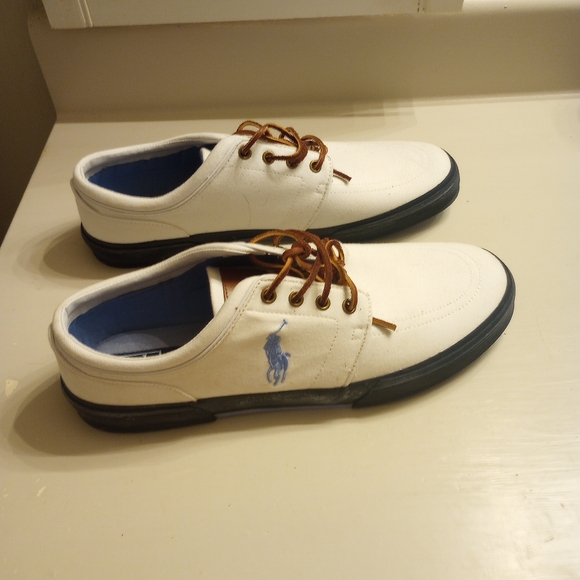 Polo Ralph Lauren Faxon Low Canvas men's boat/deck shoes - Picture 5 of 14